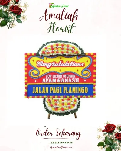 Bunga Papan Congratulation di Bojongkoneng